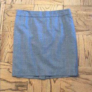 JCrew gray pencil skirt